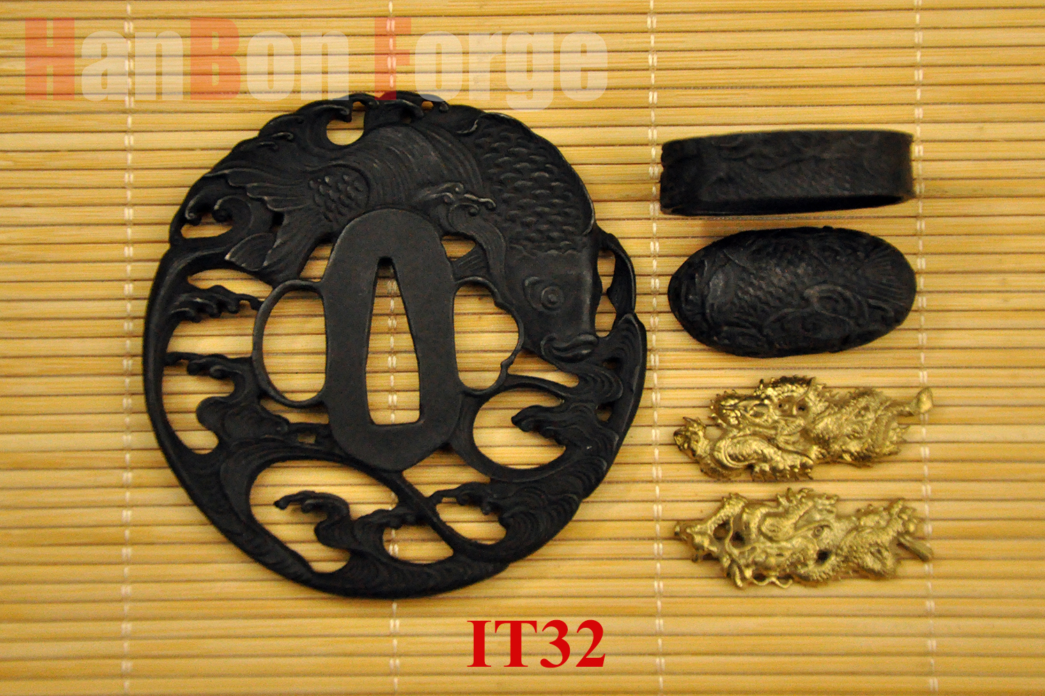 Japanese Swords and Sword Fittings 刀装具 A Set Japanese Military Sword Shigunto Tachi Katana Fittings